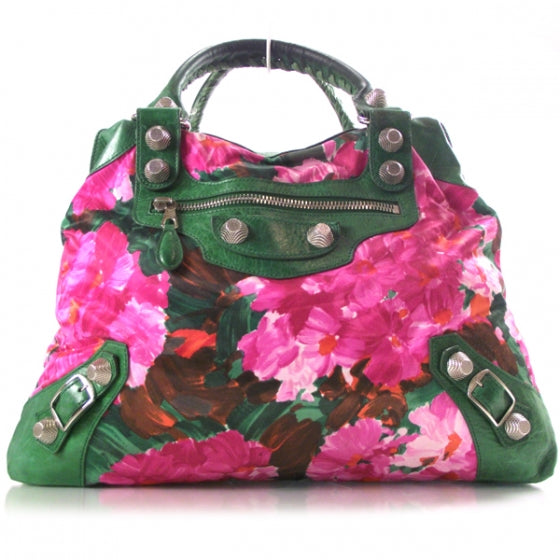 Balenciaga Agneau Floral Giant Brief 1 of 14