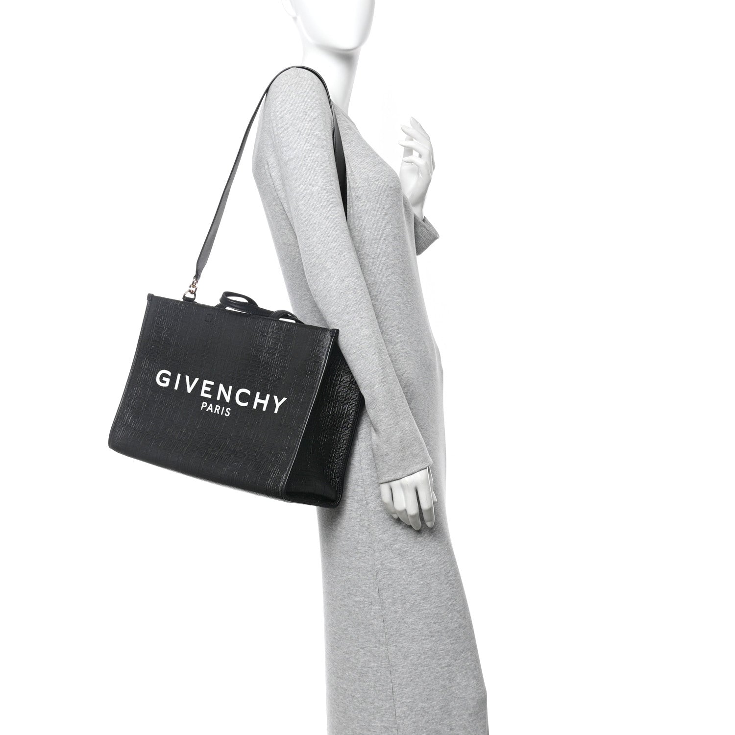 Givenchy 4G Coated Canvas Logo Medium G Tote Black 2 of 20