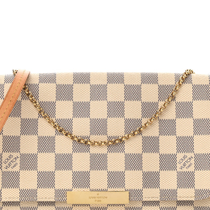 Louis Vuitton Damier Azur Favorite MM 8 of 15