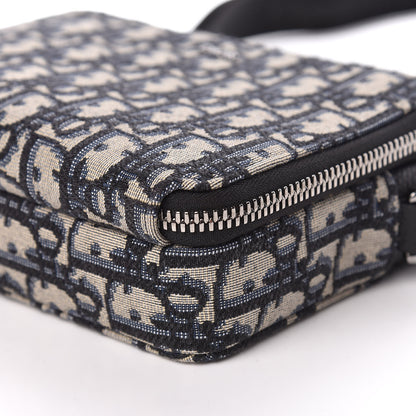Christian Dior Oblique Pouch Beige Black 6 of 13