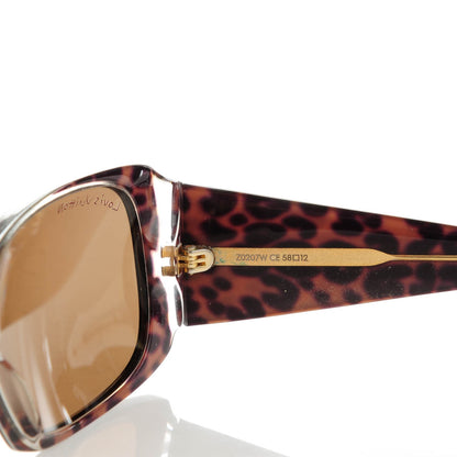 Louis Vuitton Leopard Marquise Sunglasses Z0207W Brown 5 of 6