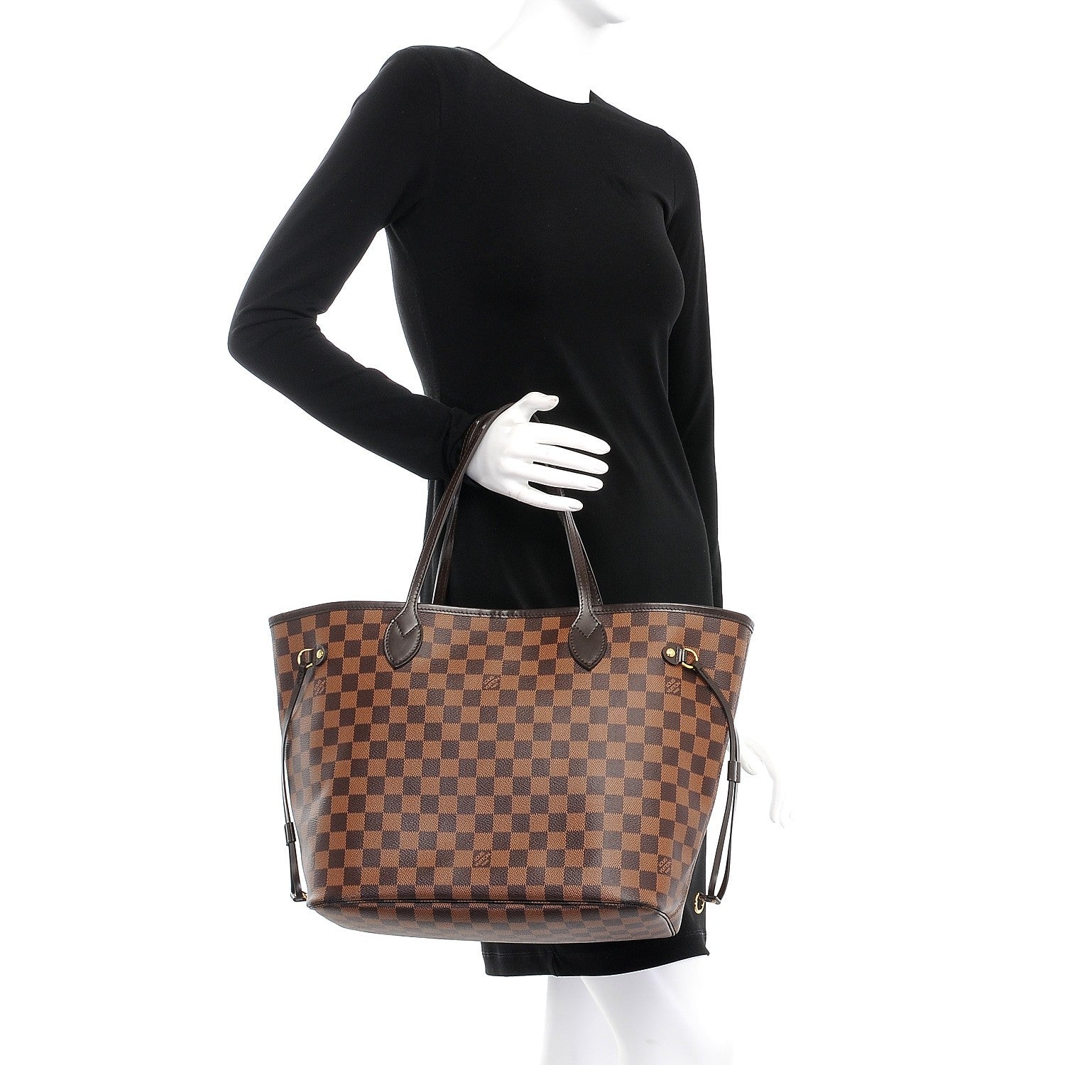 Louis Vuitton Damier Ebene Neo Neverfull MM 2 of 8
