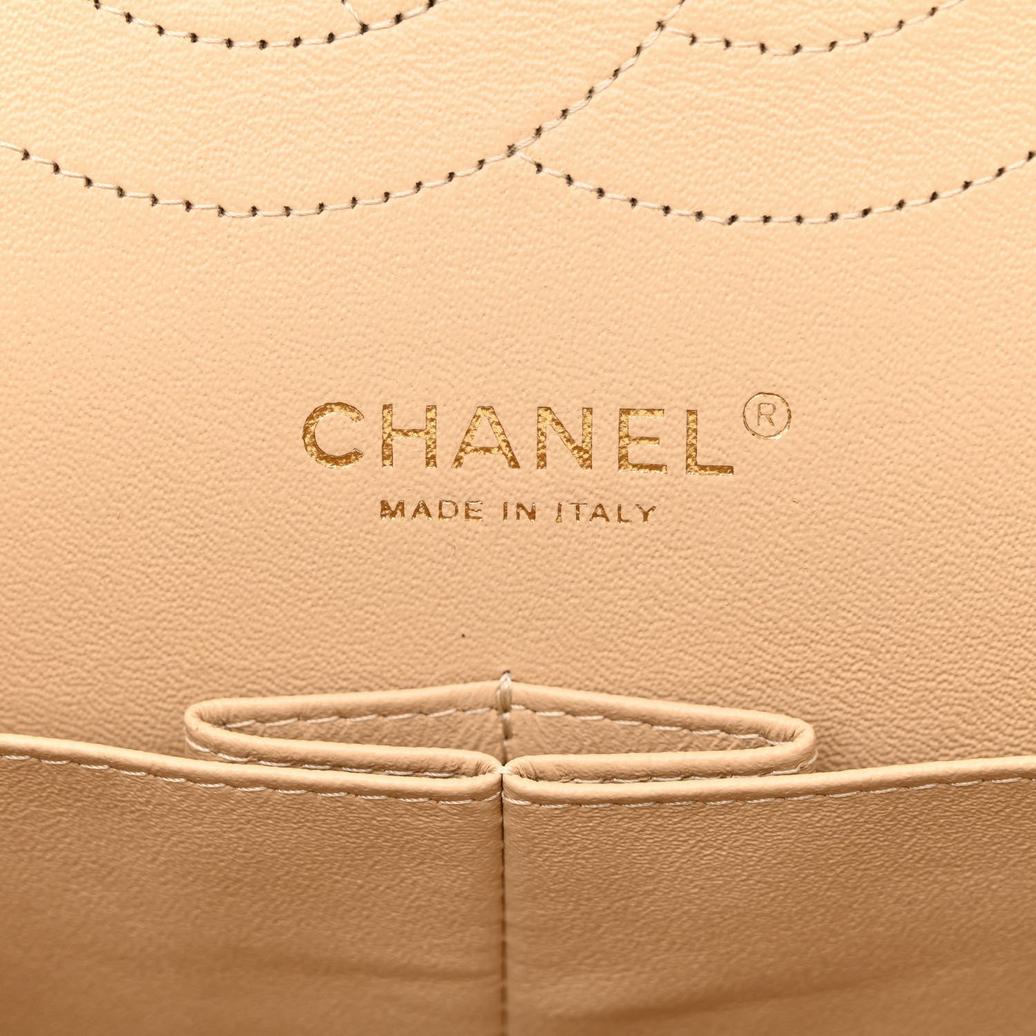 Chanel Caviar Quilted Jumbo Double Flap Beige 6 of 11