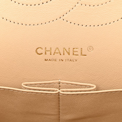 Chanel Caviar Quilted Jumbo Double Flap Beige 6 of 11