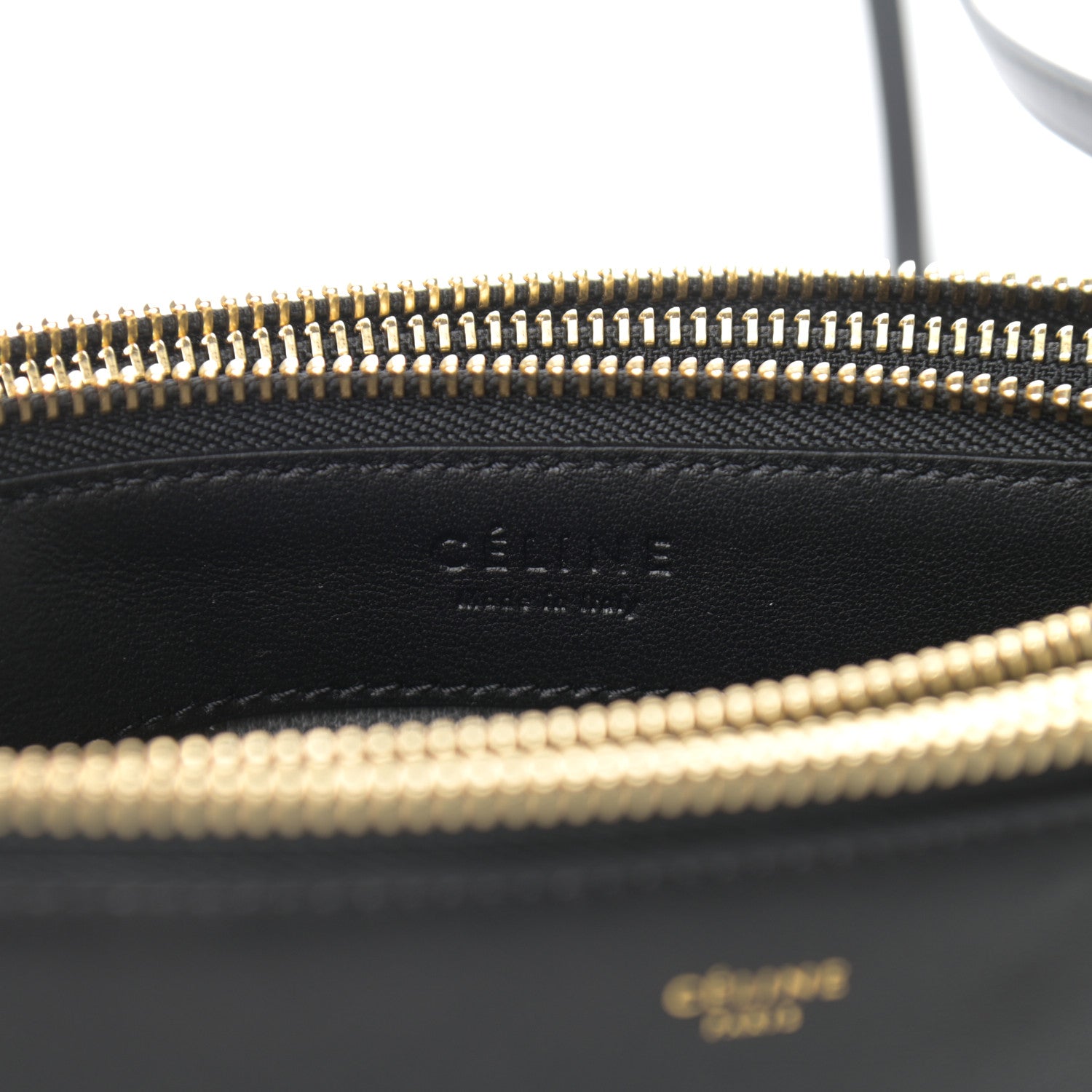 Celine Lambskin Small Trio Crossbody Bag Black 8 of 12