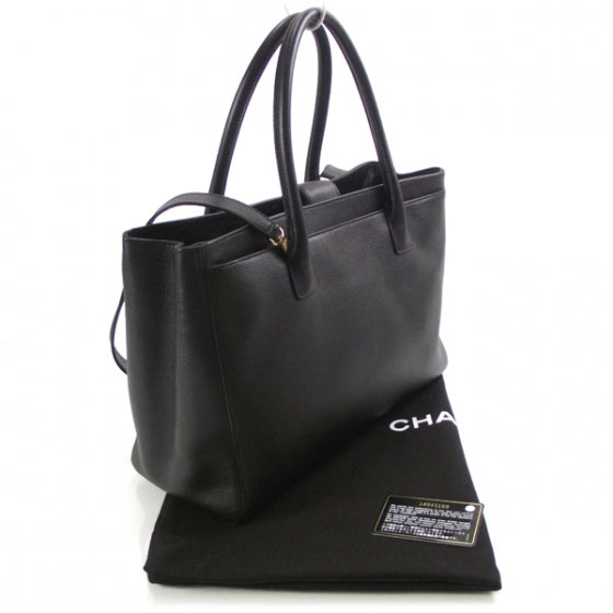 Caviar Cerf Shopper Tote Black
