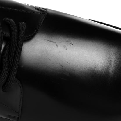 Louis Vuitton Calfskin Mens Formal Derby Shoes 9 Black 9 of 10