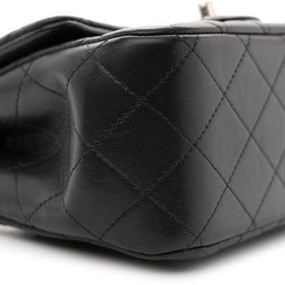 Chanel Lambskin Quilted Mini Square Flap Black 9 of 11