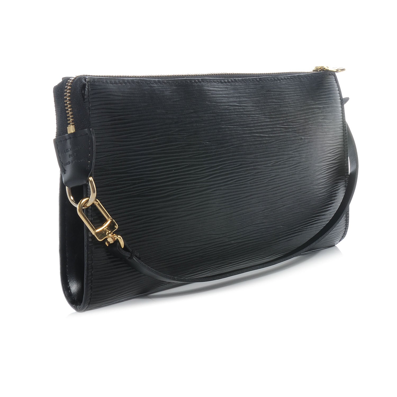 Louis Vuitton Epi Pochette Accessories 21 Black 3 of 7