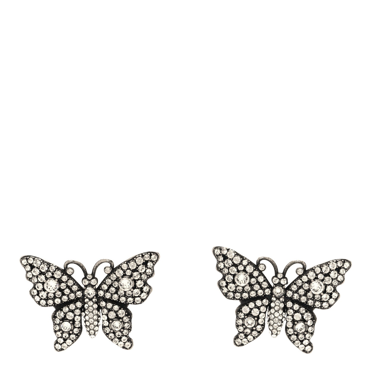 Gucci Crystal Butterfly Stud Earrings 1 of 3