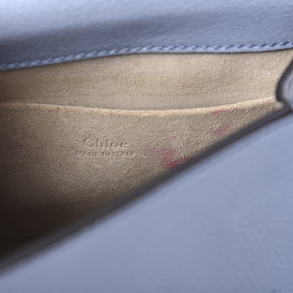 Chloe Calfskin Suede Small Nile Bracelet Bag Washed Blue 5 of 9
