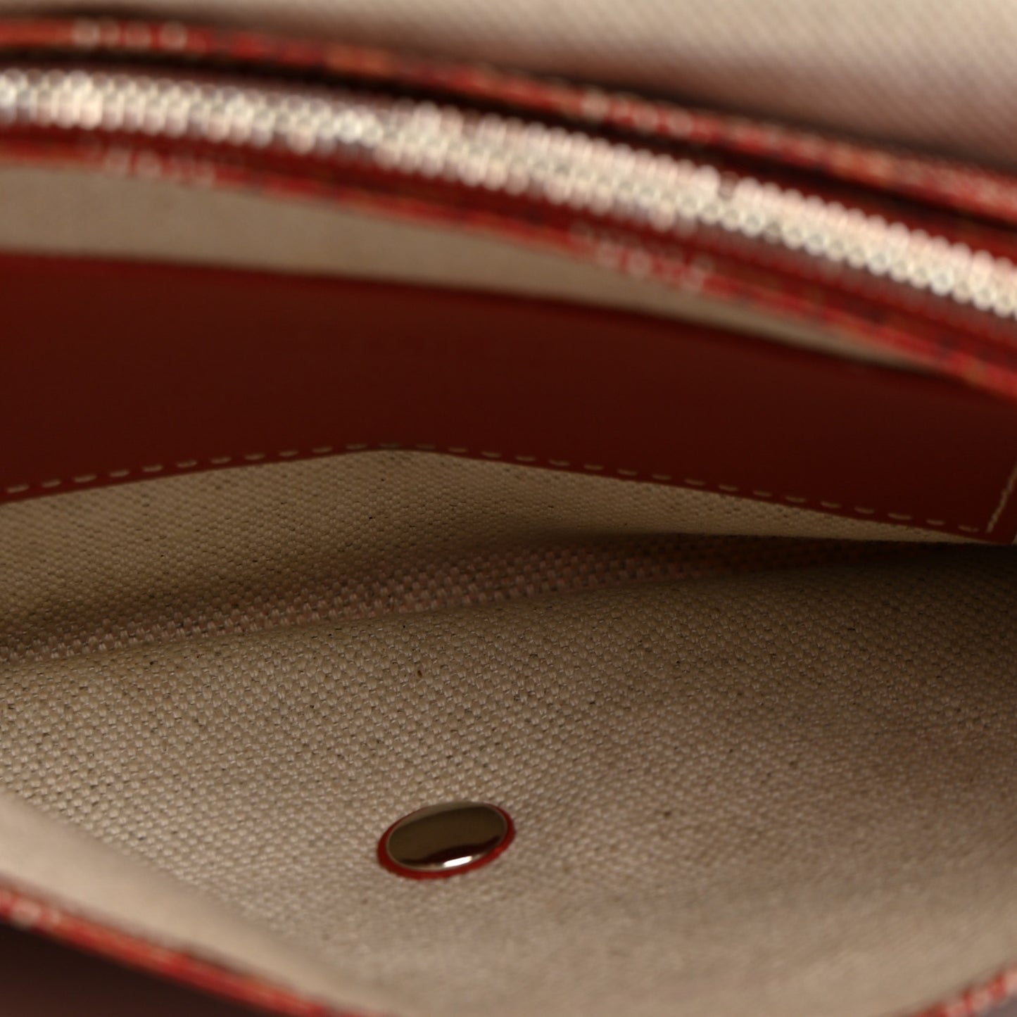 Goyardine Plumet Wallet Clutch Red