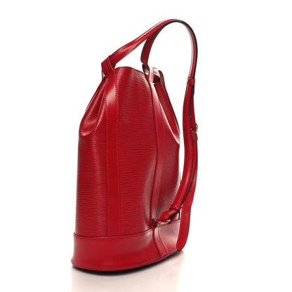Louis Vuitton Epi Randonnee PM Castillan Red 2 of 8