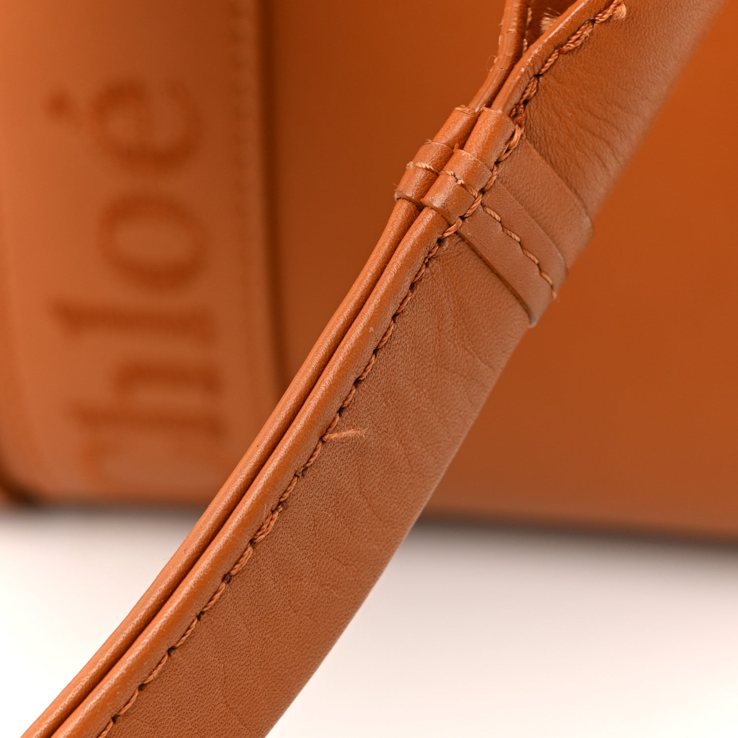 Chloe Calfskin Medium Woody Tote Caramel 15 of 15