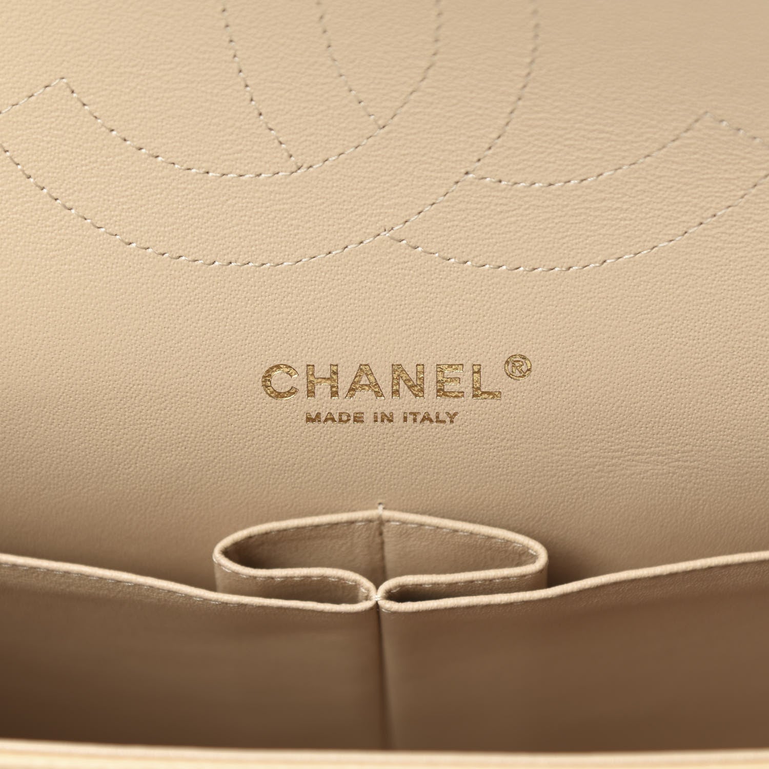 Chanel Lambskin Quilted Jumbo Double Flap Beige Clair 6 of 13