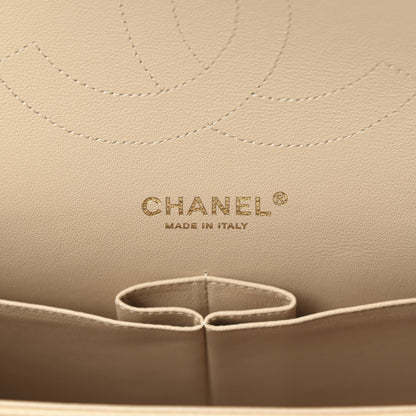 Chanel Lambskin Quilted Jumbo Double Flap Beige Clair 6 of 13
