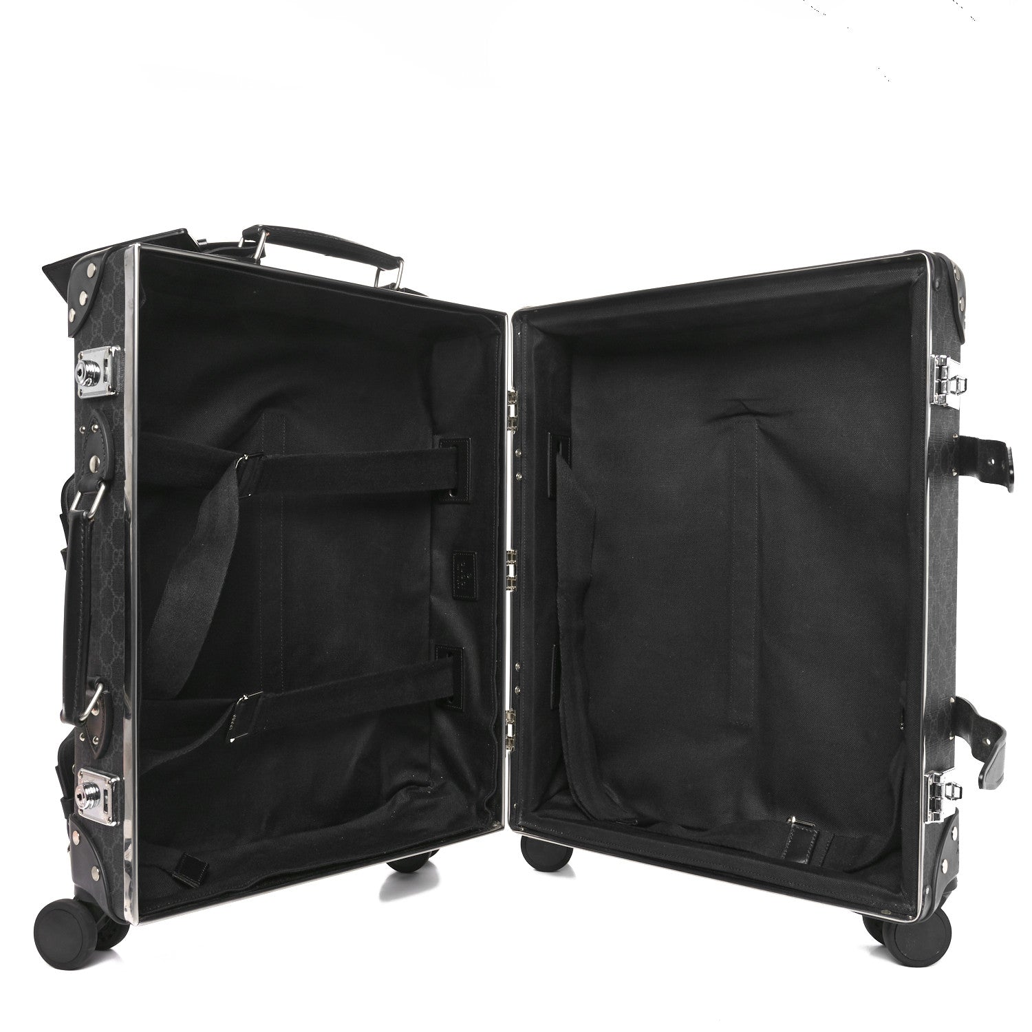 Gucci GG Supreme Monogram Globe-Trotter Carry-On Black 4 of 9