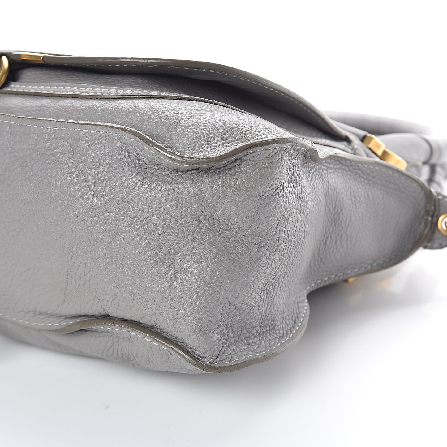 Calfskin Medium Marcie Satchel Cashmere Grey