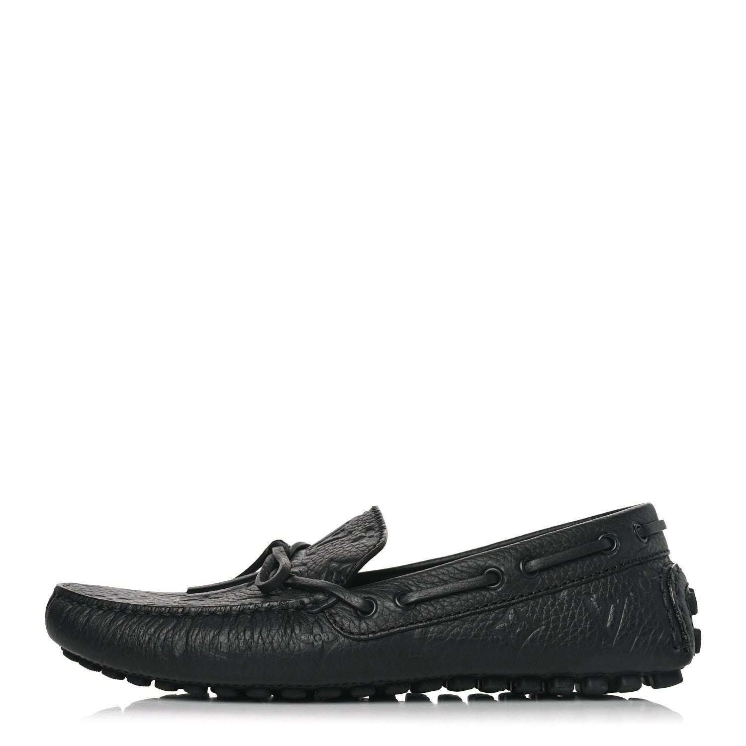 Louis Vuitton Empreinte Mens Arizona Car Shoe Moccasin Loafers 8 Black 1 of 7