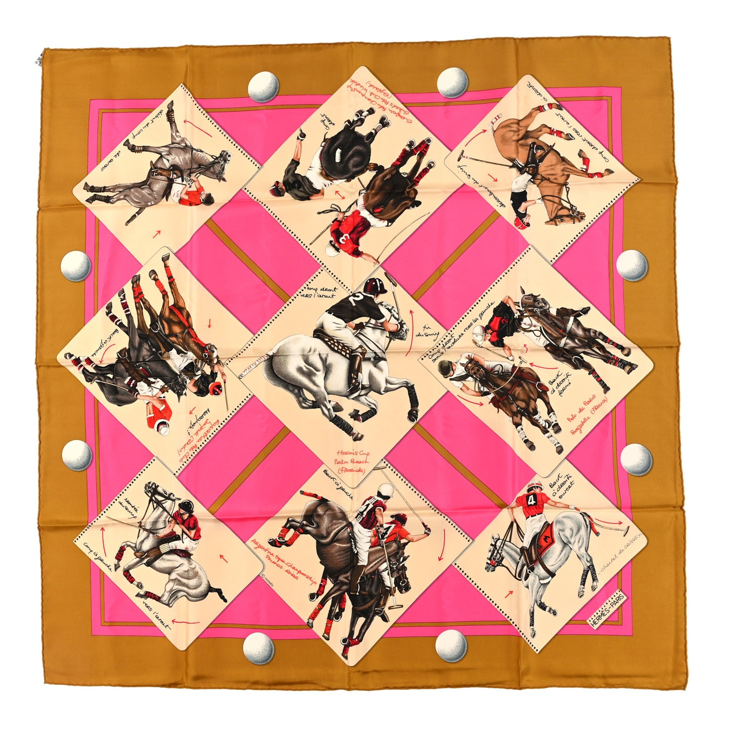 Silk Le Monde du Polo Scarf 90