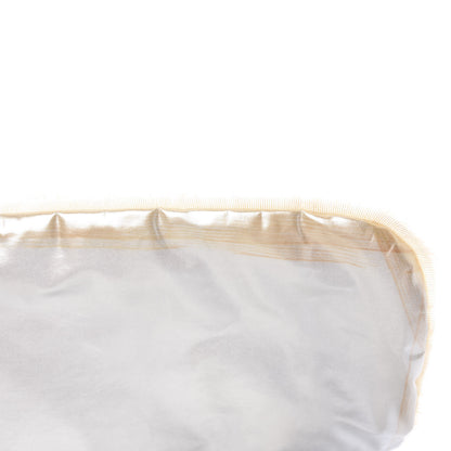 Chanel Vinyl Mohair Trimmed Accordion Arctic Polar Ice Flap Silver 13 of 13