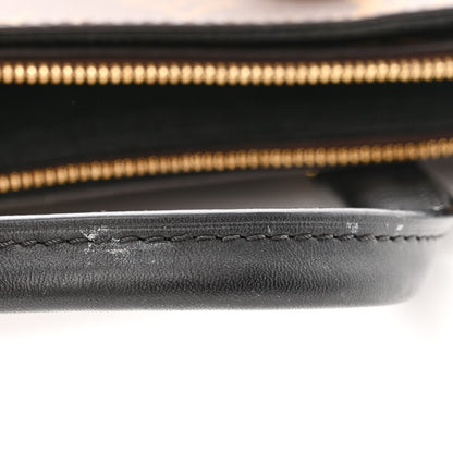 Louis Vuitton Monogram Flower Zipped Tote MM Black 12 of 12