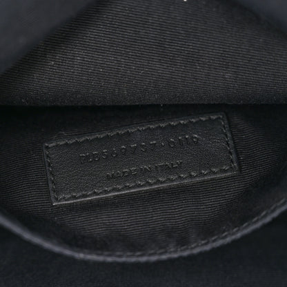 Saint Laurent Grain De Poudre Monogram Belt Bag Black 7 of 15