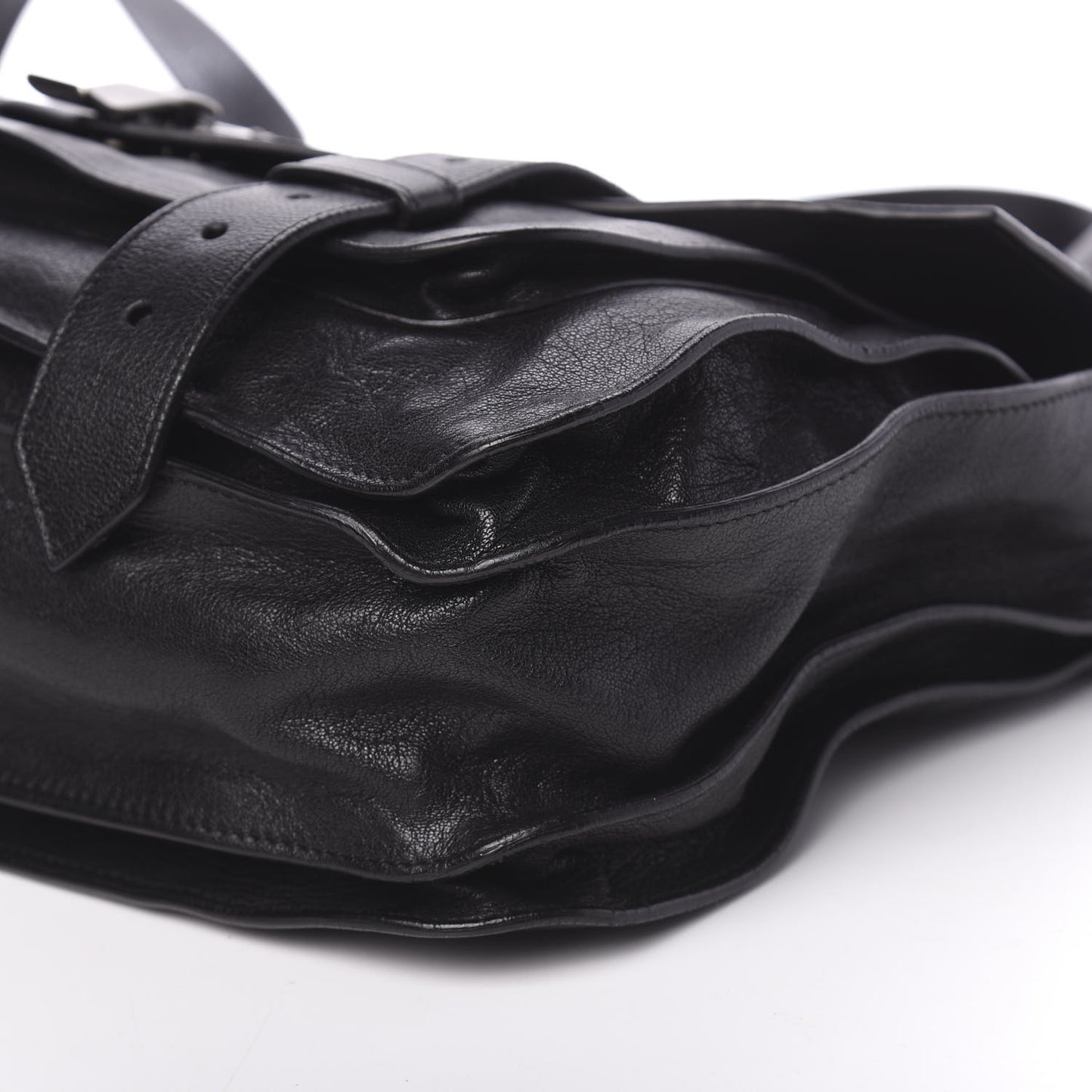 Lambskin PS1 Large Satchel Black