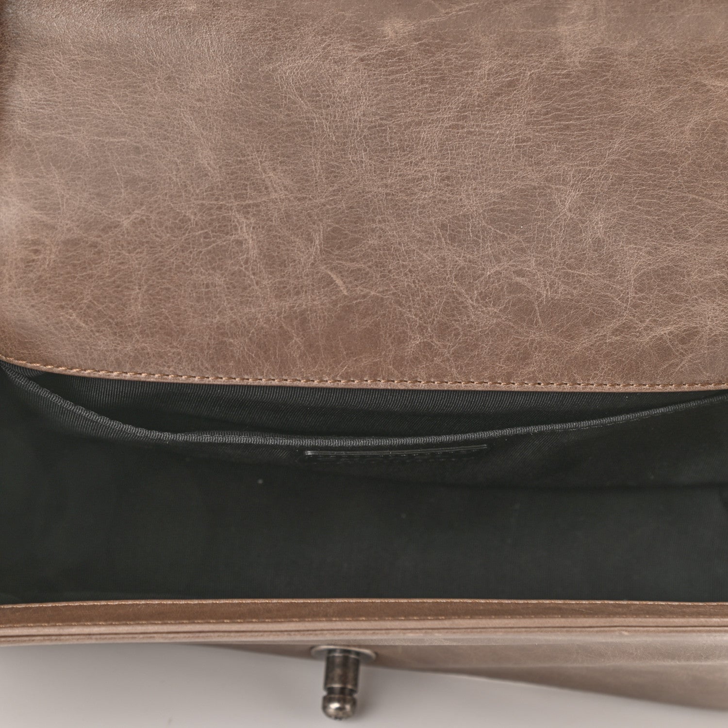Chanel Calfskin Double Stitch Medium Boy Flap Brown 5 of 11