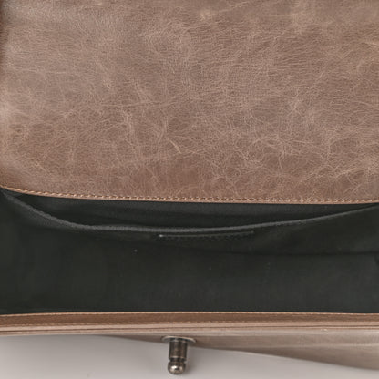 Chanel Calfskin Double Stitch Medium Boy Flap Brown 5 of 11