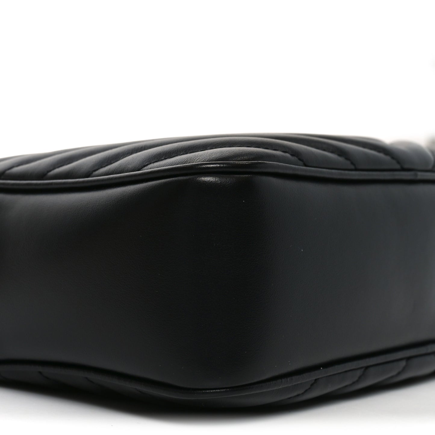 Calfskin Matelasse Monogram Lou Camera Bag Black