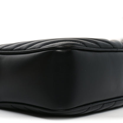 Saint Laurent Calfskin Matelasse Monogram Lou Camera Bag Black 9 of 10