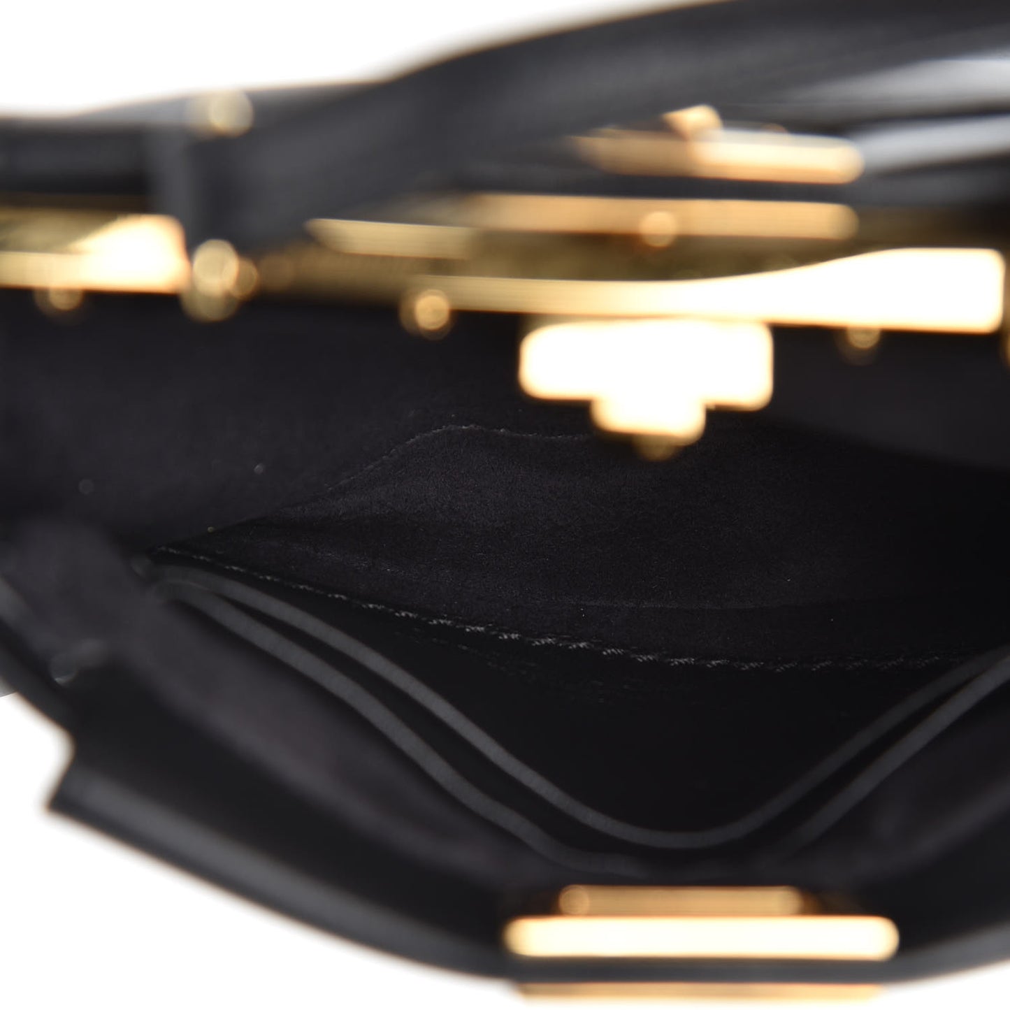 Nappa Micro Peekaboo Iconic Satchel Black