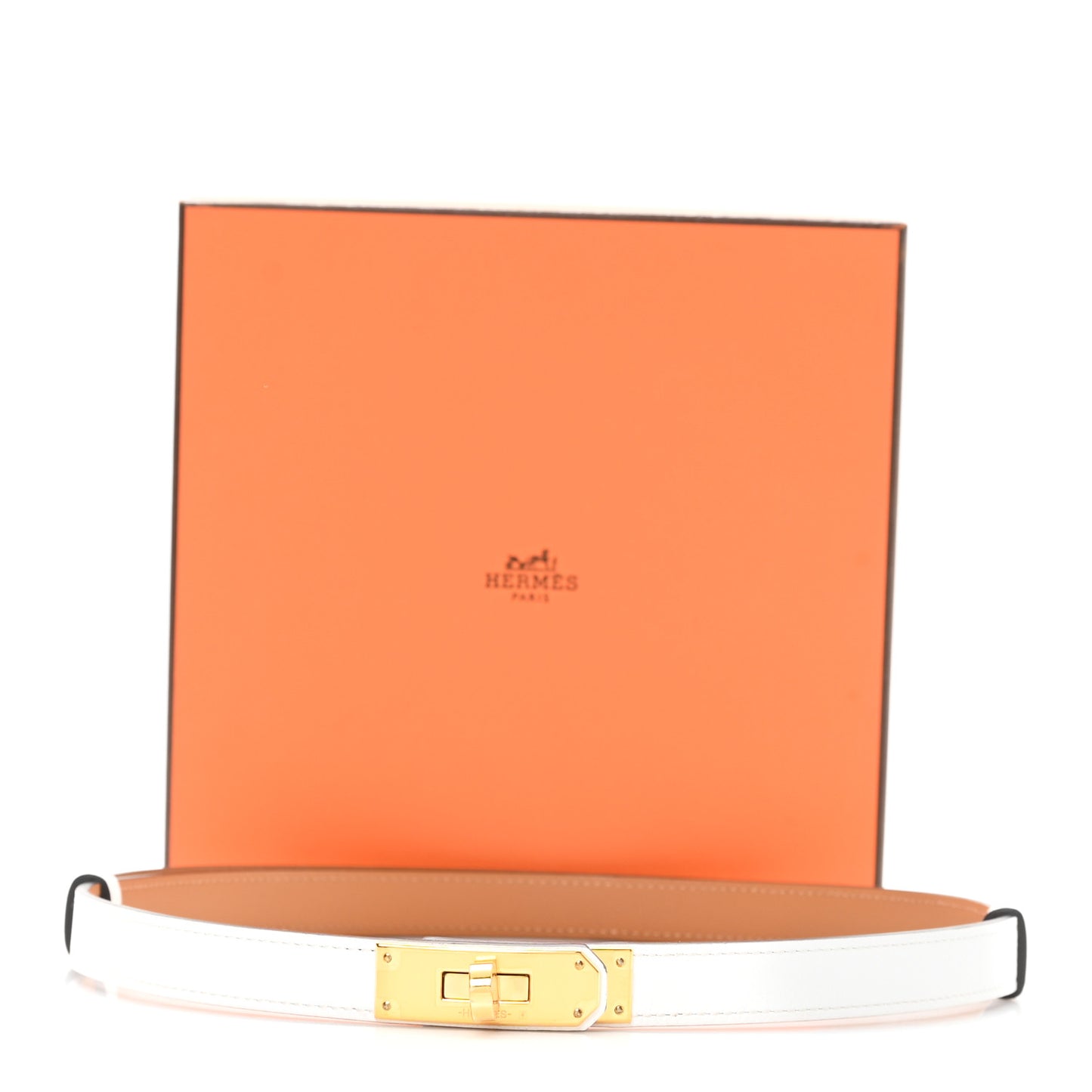 Epsom Kelly Belt White