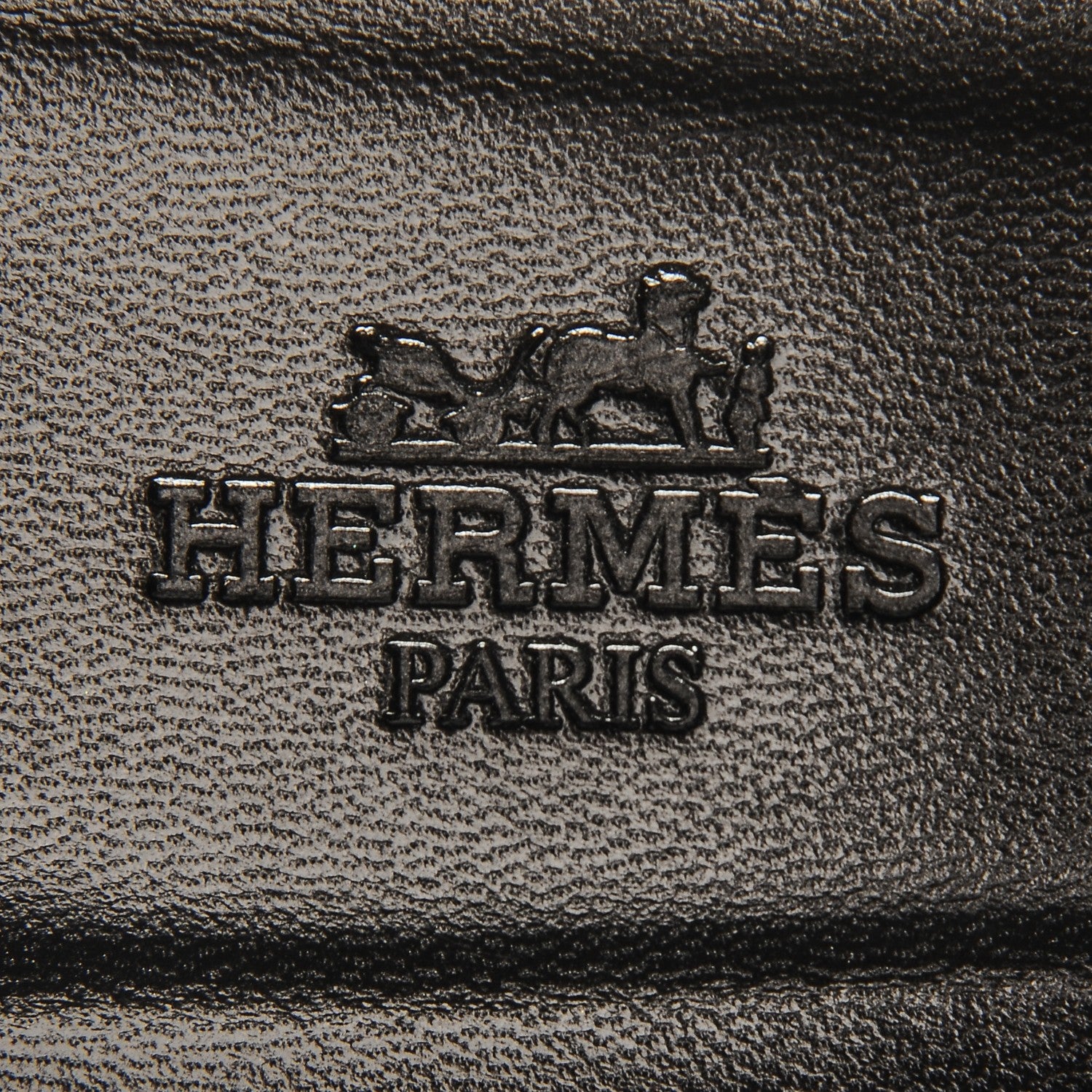 Hermes Box Clou De Selle Oran Sandals 38.5 Black 8 of 8