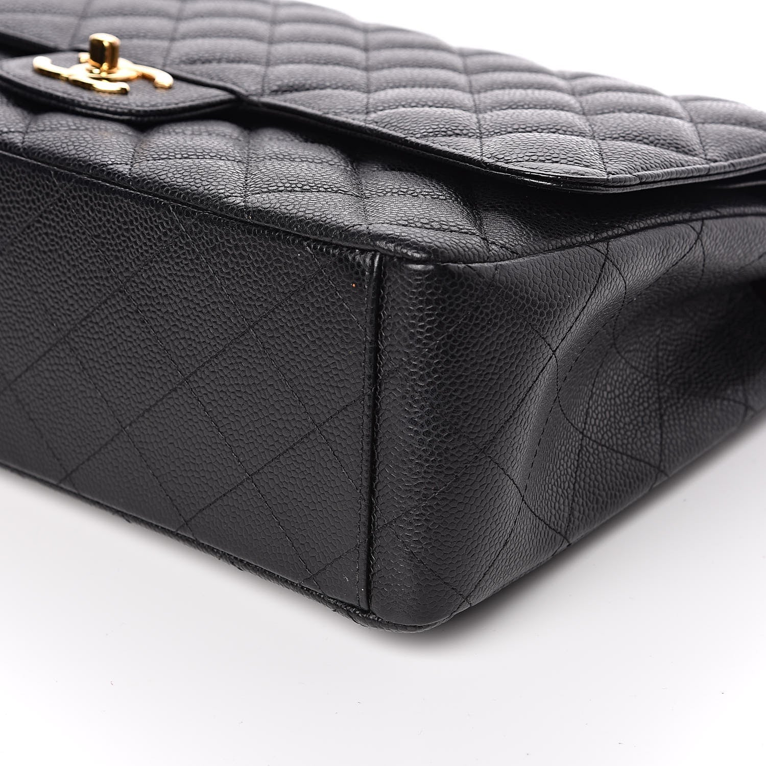 Chanel Caviar Quilted Maxi Double Flap Black 9 of 11