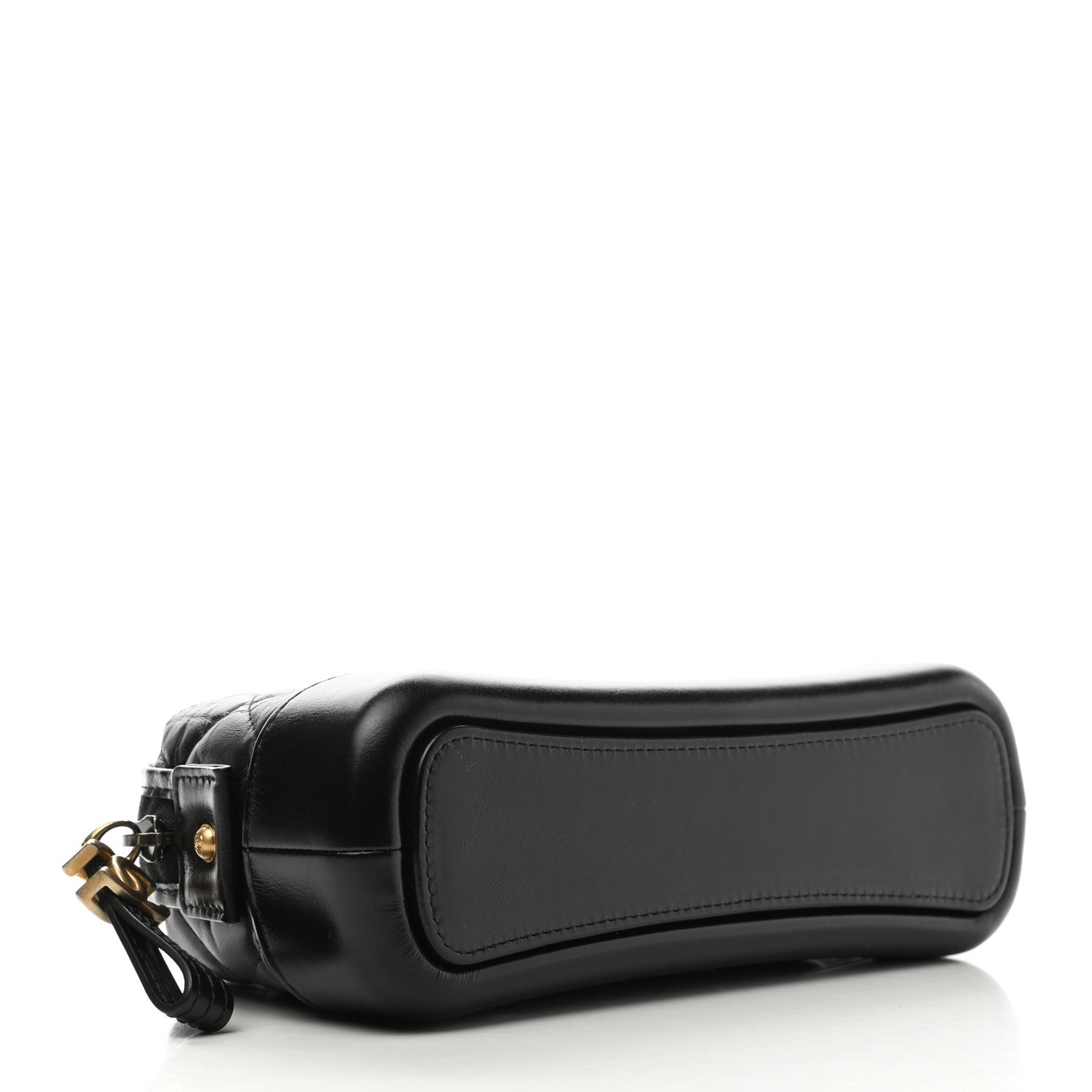 Chanel Aged Calfskin Quilted Gabrielle Cosmetic Case Black 4 of 7