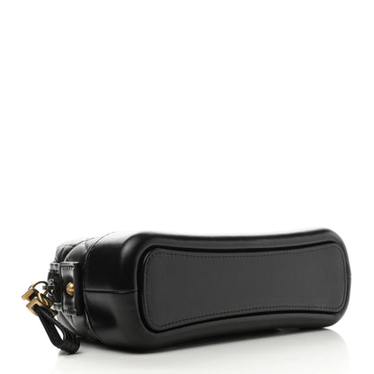 Chanel Aged Calfskin Quilted Gabrielle Cosmetic Case Black 4 of 7