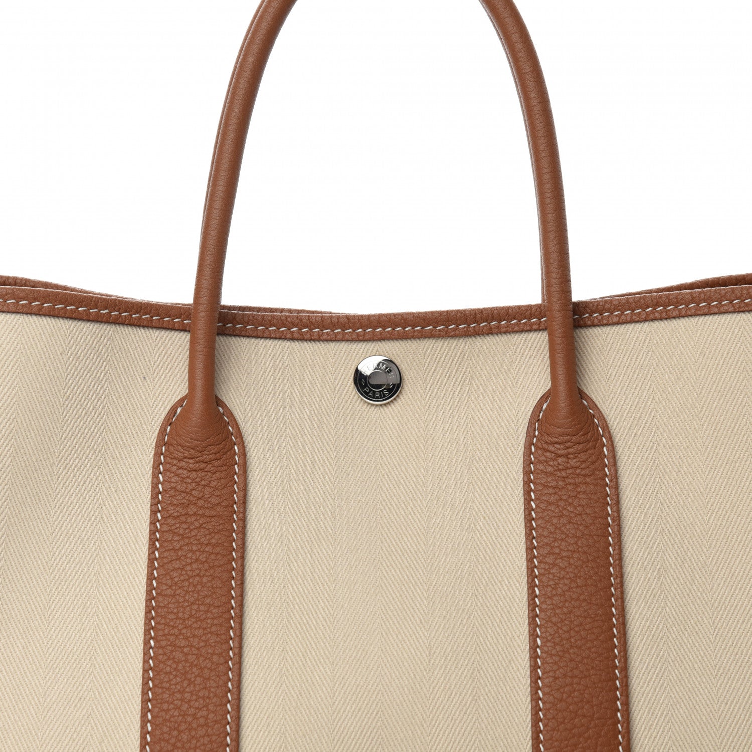 Hermes Toile Negonda Garden Party 30 TPM Tote Gold 8 of 11