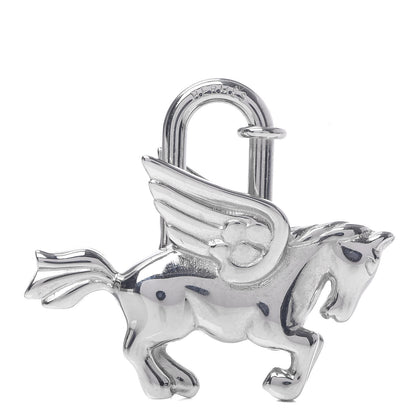 Hermes Palladium Pegasus Cadena Lock 1 of 4