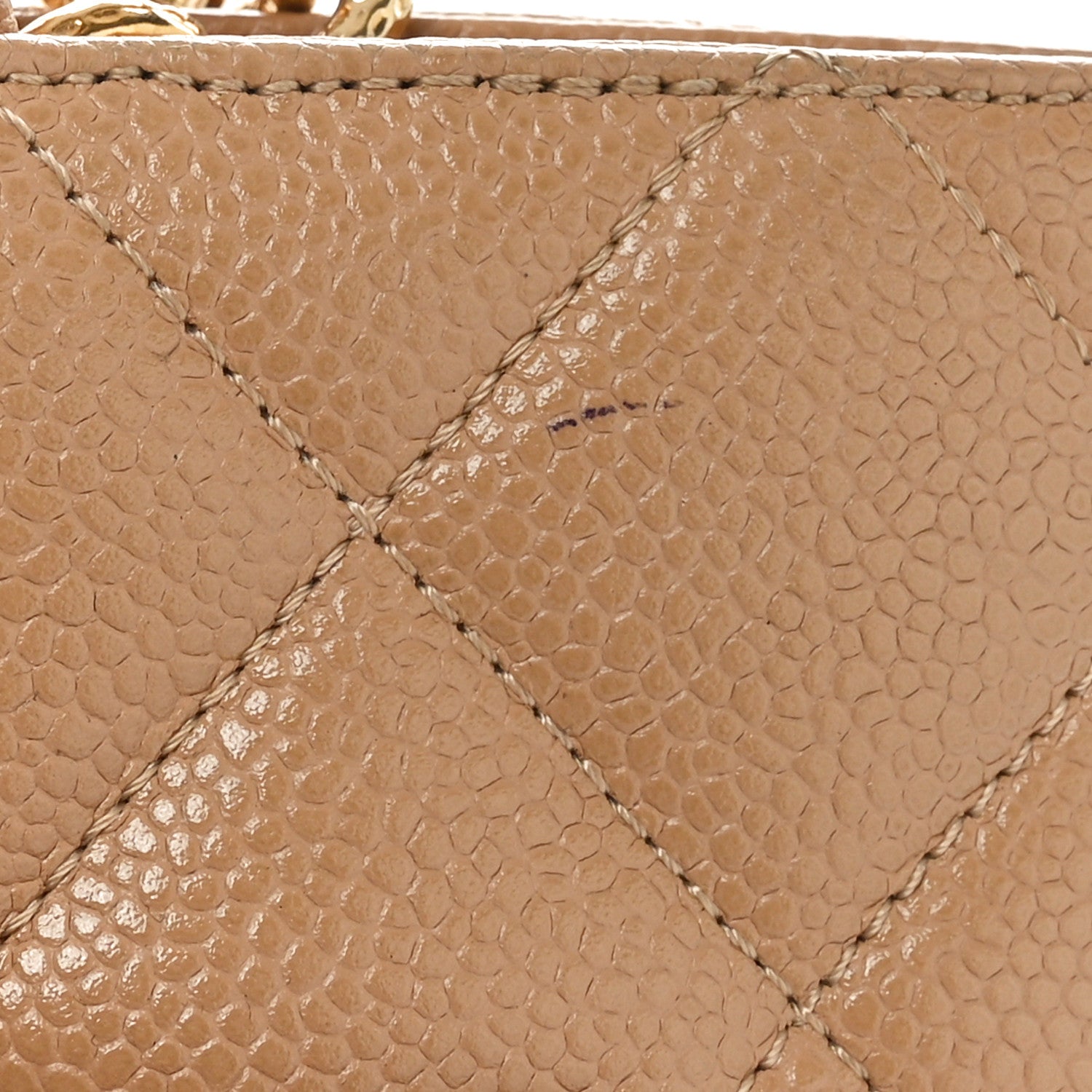 Chanel Caviar Quilted Medallion Tote Beige 12 of 12