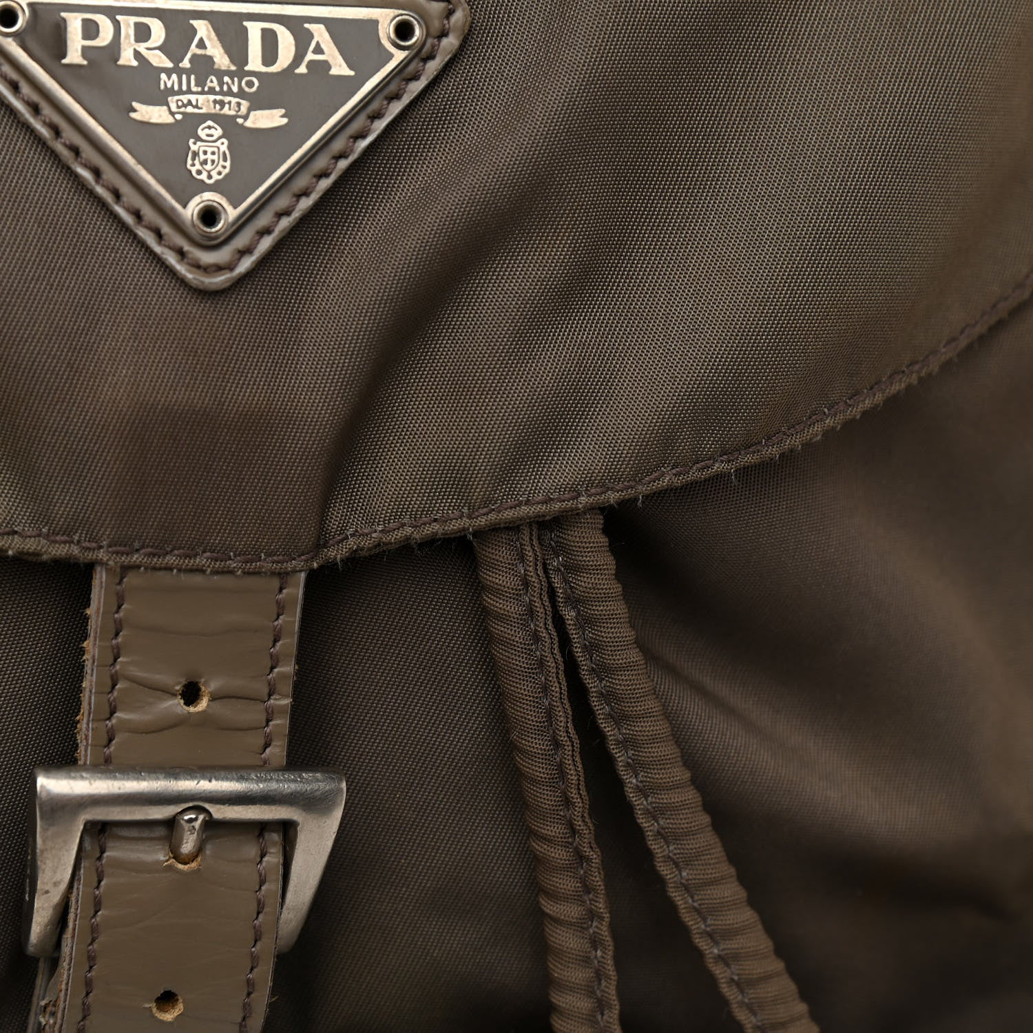 Prada Tessuto Nylon Vela Medium Backpack Fumo 13 of 19