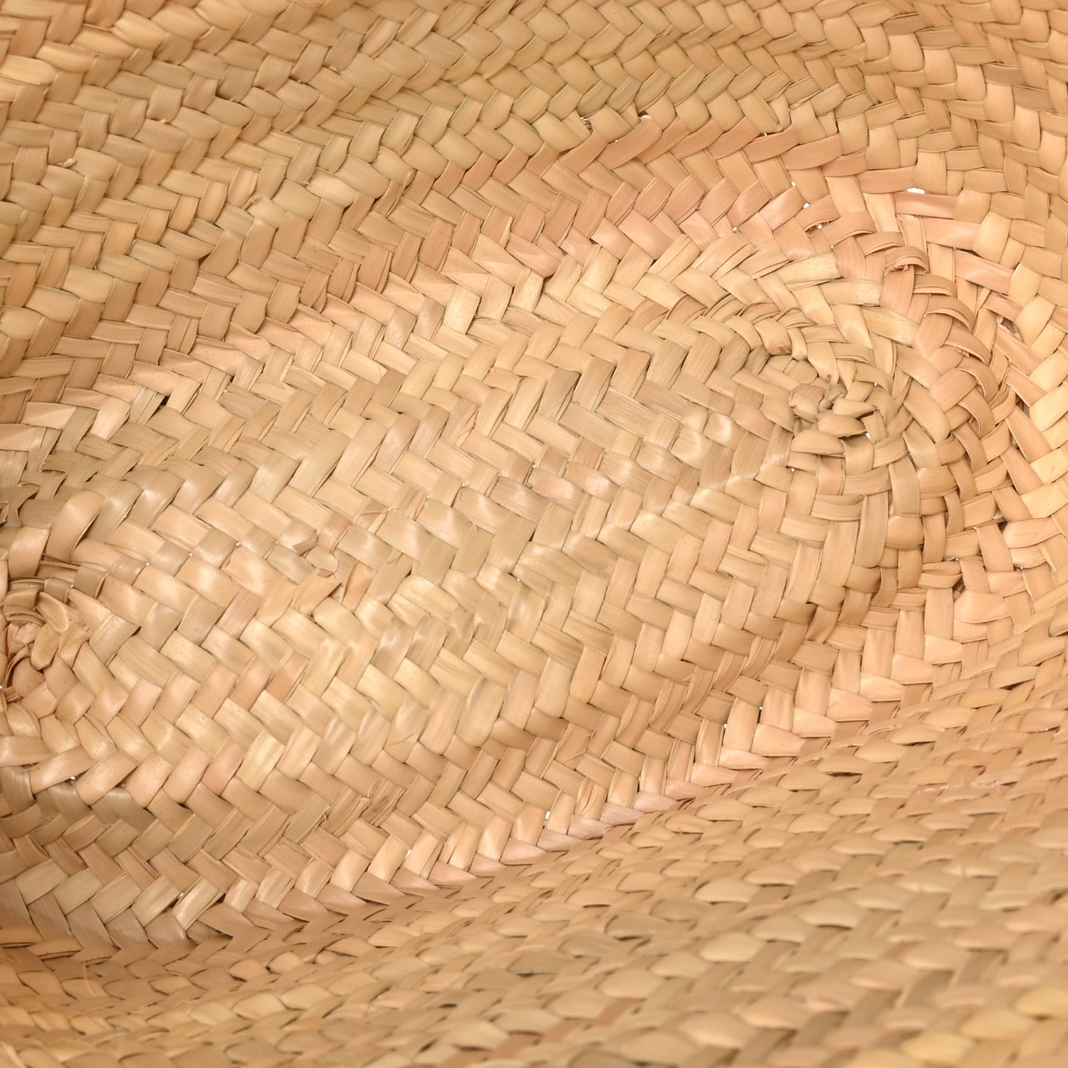 Celine Raffia Calfskin Triomphe Medium Panier Tan 5 of 9