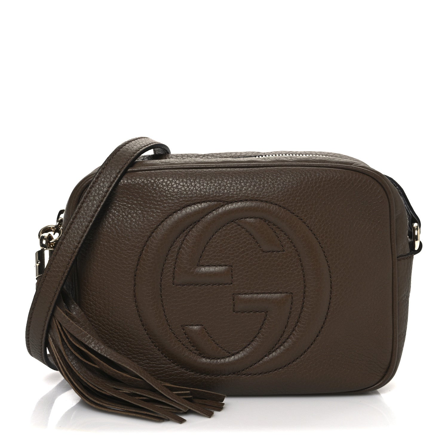 Gucci Cellarius Calfskin Small Soho Disco Bag Acero 2 of 21