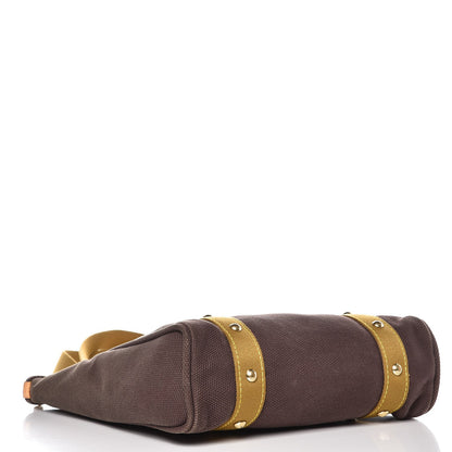 Louis Vuitton Toile Antigua Cabas MM Brown Kaki 4 of 12