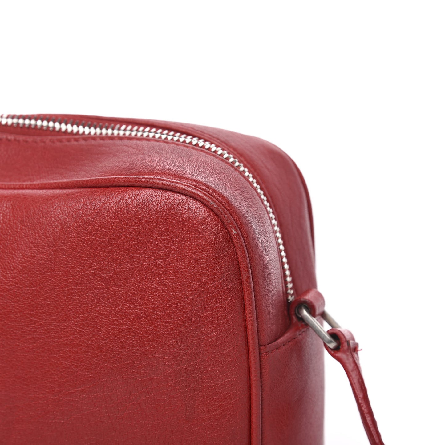 Calfskin Monogram Small Lou Camera Bag Red