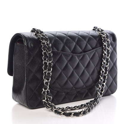 Chanel Caviar Quilted Medium Double Flap Black 3 of 10