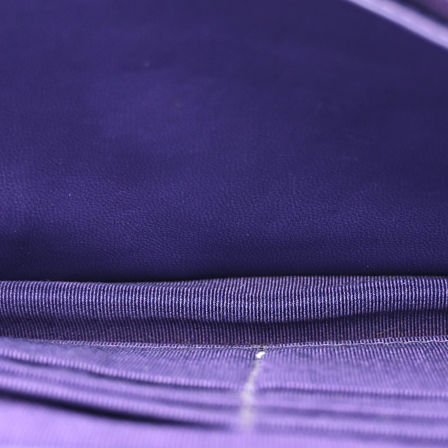 Lambskin Quilted Reissue Wallet On Chain WOC Purple