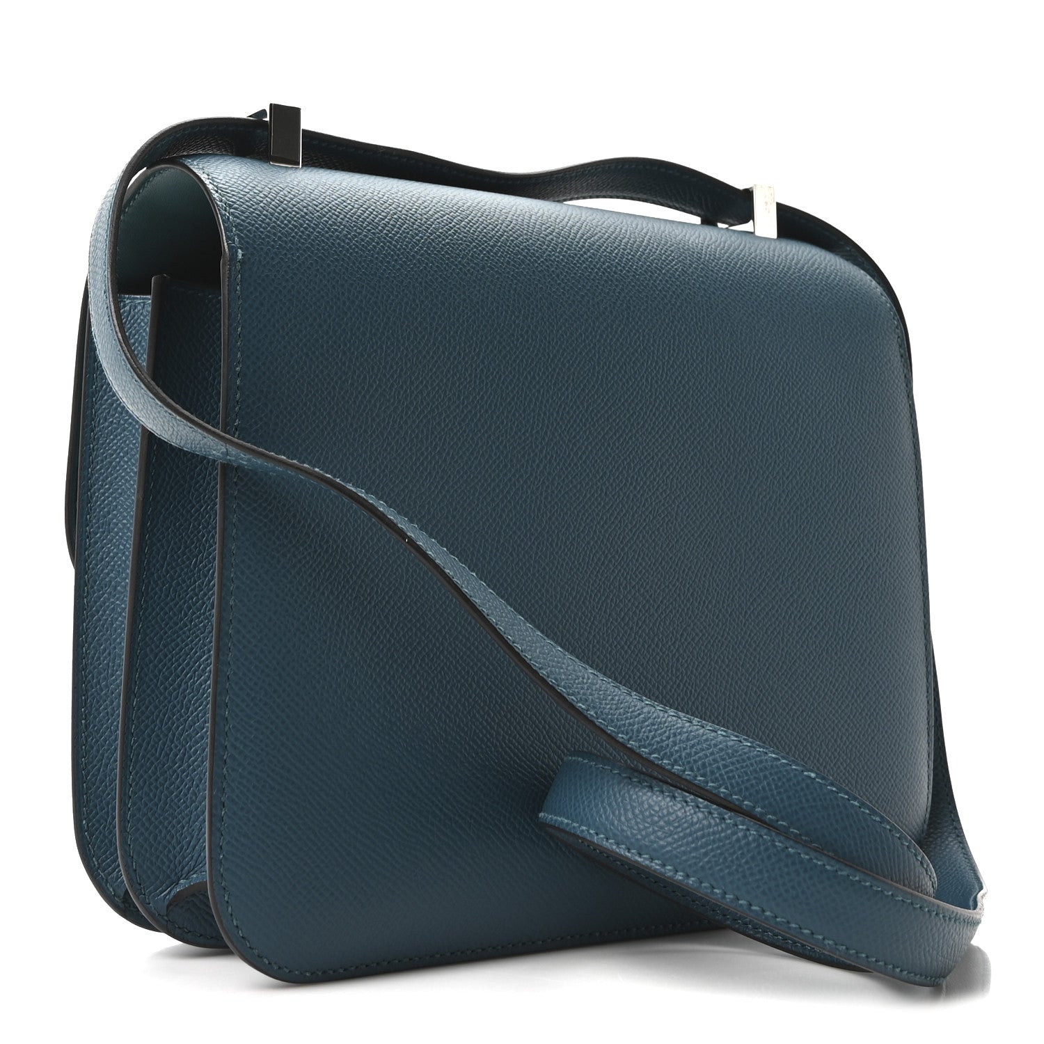 Hermes Epsom Enamel Constance 24 Vert Bosphore 3 of 11