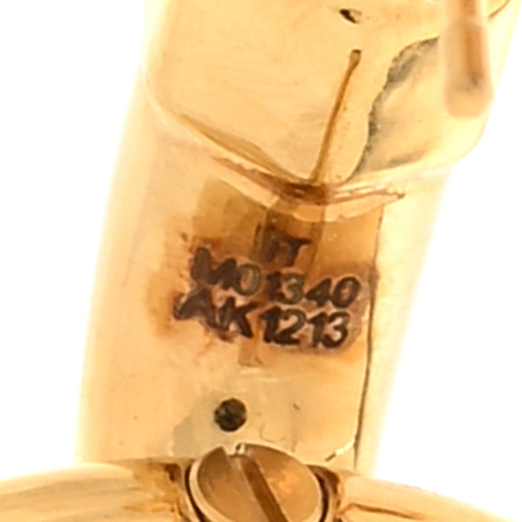 Louis Vuitton LV Chain It Earrings Gold 4 of 7
